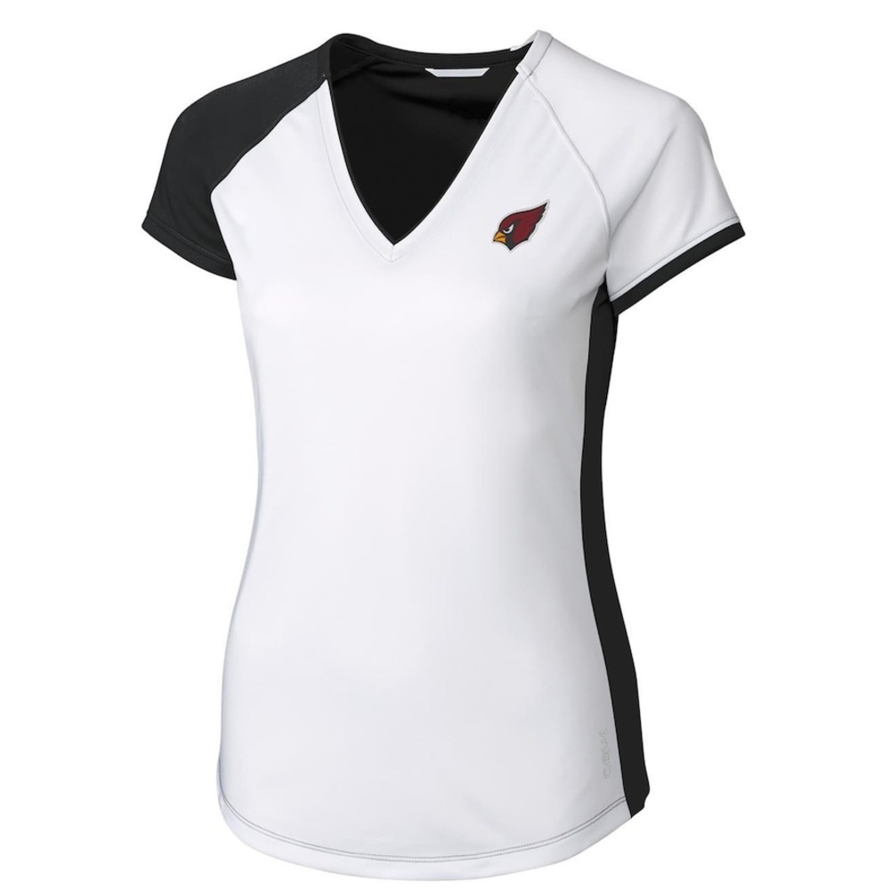 NWT Women's Arizona Cardinals Cutter & Buck Short Sleeve Fitted Top~Med~$50